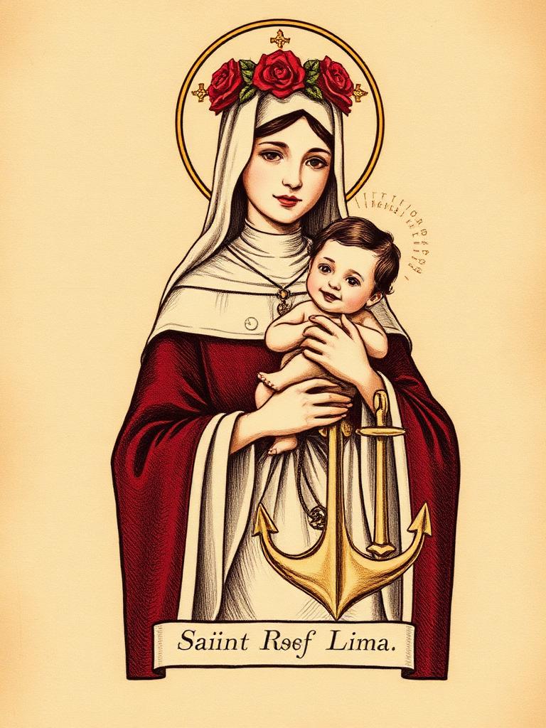 Santa Rosa de Lima, patrona de América Latina y Filipinas