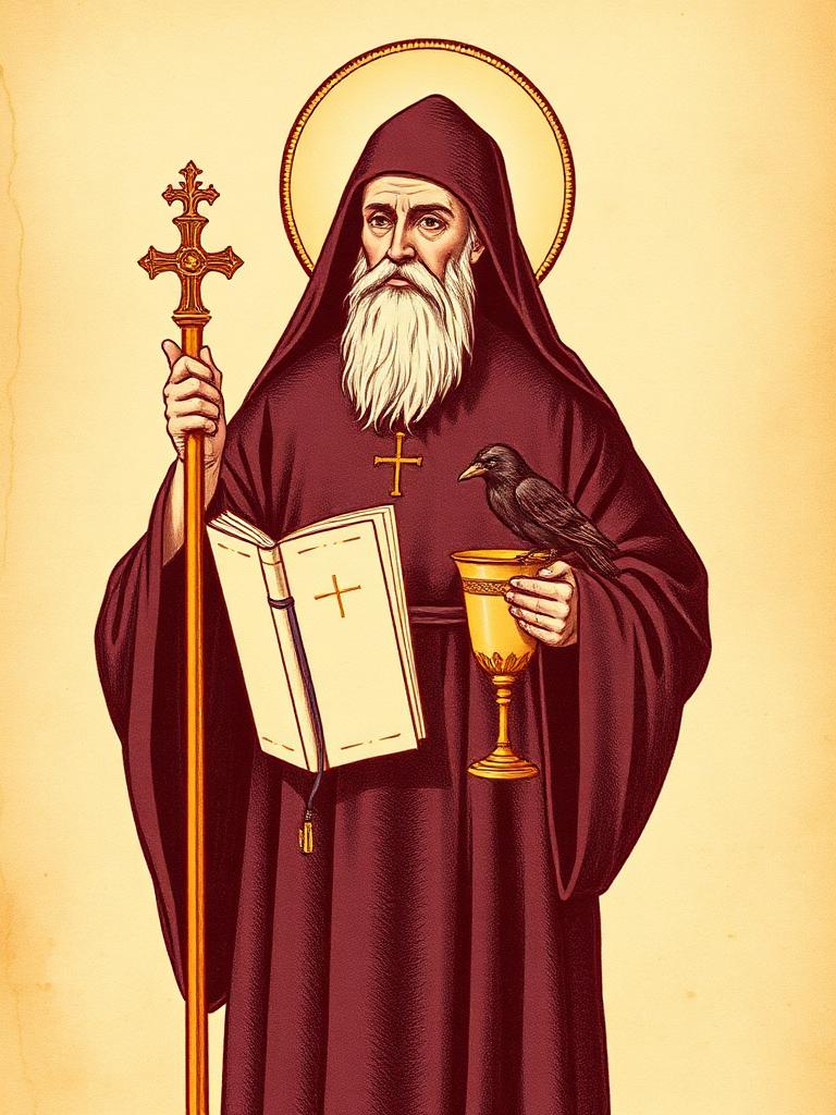 San Benito de Nursia, patriarca del monacato occidental