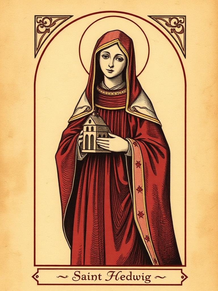 Santa Eduviges de Silesia, patrona de los huérfanos